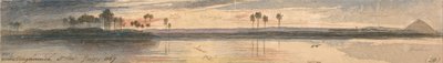 Nära Mesghouneh av Edward Lear