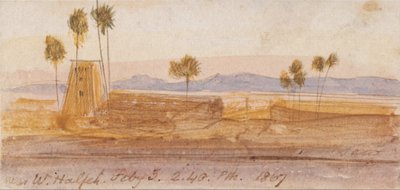 Nära Wady Halfeh av Edward Lear