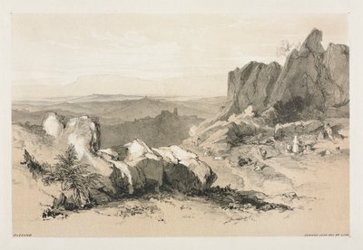 Olevano. av Edward Lear
