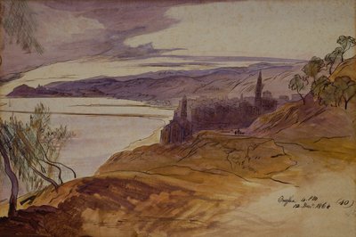 Oneglia av Edward Lear