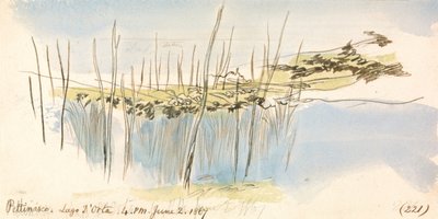 Pettenasco, Ortasjön, kl. 16.00, 2 juni 1867 (221) av Edward Lear
