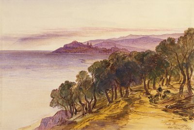 Porto Maurizio av Edward Lear