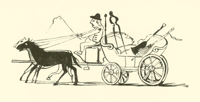 Kvasten, spaden, pokern och tången (gravyr) av Edward Lear