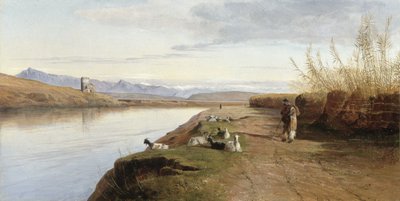 Den romerska kampanjen, 1860 av Edward Lear