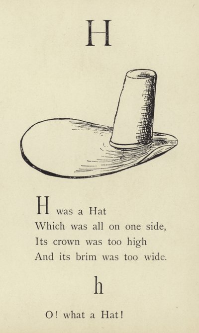 Bokstaven H av Edward Lear