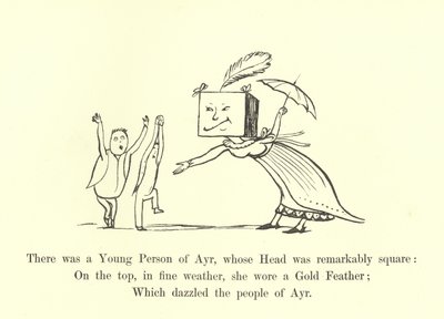 Det fanns en ung person från Ayr, vars huvud var anmärkningsvärt fyrkantigt av Edward Lear