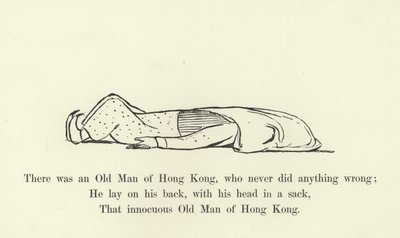 Det fanns en gammal man från Hong Kong, som aldrig gjorde något fel av Edward Lear