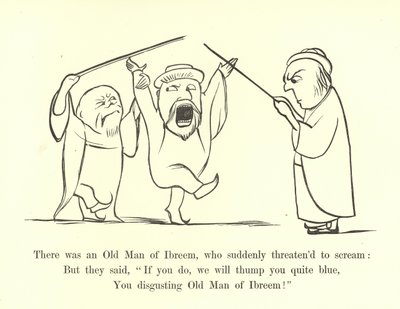 Det var en gammal man från Ibreem, som plötsligt hotade att skrika av Edward Lear