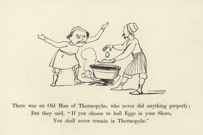 Det fanns en gammal man i Thermopylae, som aldrig gjorde något ordentligt. av Edward Lear