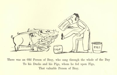 Det var en gammal person från Bray, som sjöng hela dagen av Edward Lear