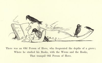 Det var en gammal person från Hove, som besökte djupet av en dunge av Edward Lear