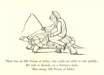 Det fanns en gammal person från Ickley, som inte orkade åka snabbt av Edward Lear