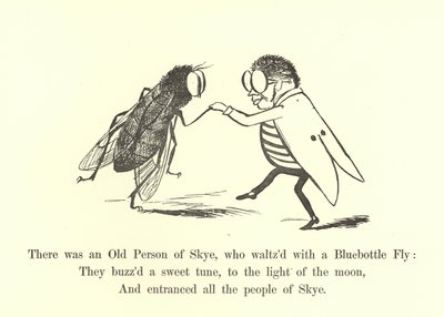 Det var en gammal person från Skye, som valsade med en blåflaska fluga av Edward Lear