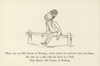 Det fanns en gammal person från Woking, vars sinne var perverst och provocerande av Edward Lear