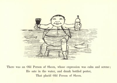 Det var en gammal person av Sheen, vars uttryck var lugnt och fridfullt av Edward Lear