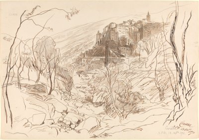 Utsikt över Ceriana av Edward Lear