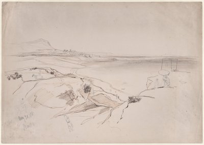 Utsikt över Sciacca, Sicilien av Edward Lear