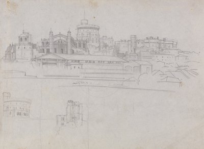 Windsor Castle av Edward Lear