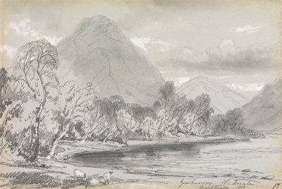 Yewbarrow, Wastwater, den 16 september 1836 av Edward Lear