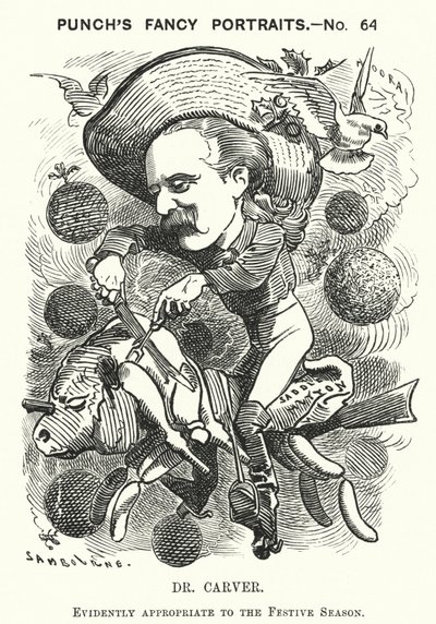 Dr Carver (gravyr) av Edward Linley (after) Sambourne