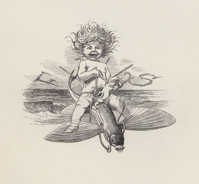 Illustration för The Water-Babies av Charles Kingsley (gravyr) av Edward Linley (after) Sambourne