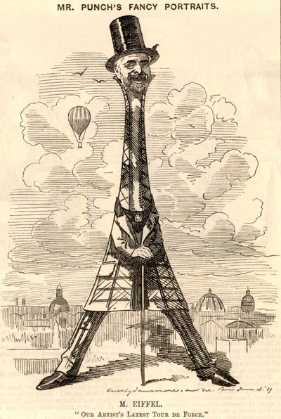 "(Alexandre) Gustave Eiffel (1832-1923) Fransk civilingenjör av Edward Linley Sambourne