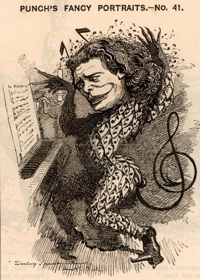 Anton Rubenstein (1829-1894) av Edward Linley Sambourne