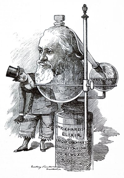 Benjamin Ward Richardson. av Edward Linley Sambourne