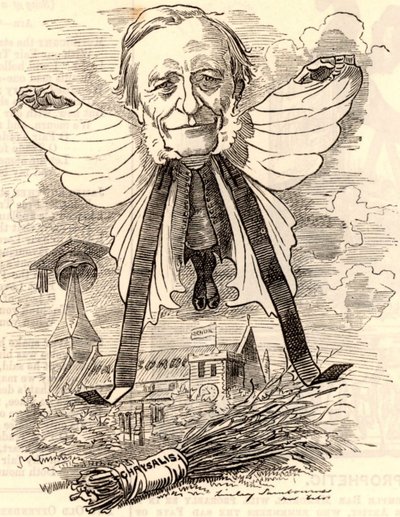 Karikatyr av George Granville Bradley av Edward Linley Sambourne