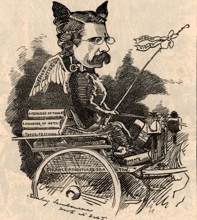 Tecknad film av William Black av Edward Linley Sambourne