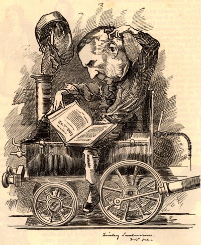 Edward William Watkin (1819-1901) av Edward Linley Sambourne