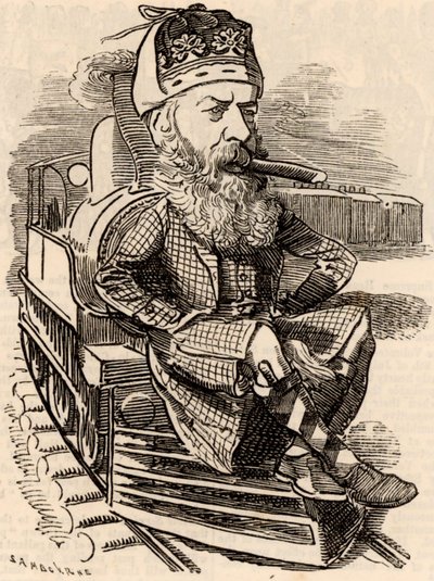 George Granville William Sutherland-Leveson-Gower av Edward Linley Sambourne