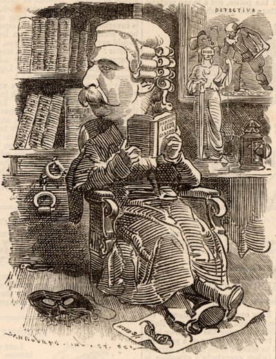 Porträtt av Howard Vincent av Edward Linley Sambourne