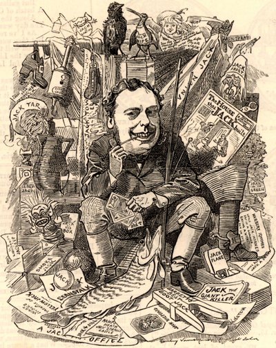 Porträtt av John Holker av Edward Linley Sambourne
