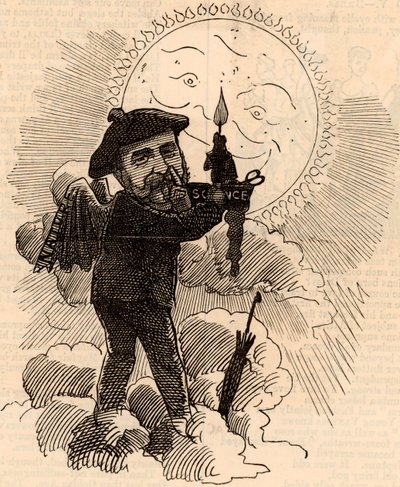 Porträtt av Joseph Norman Lockyer av Edward Linley Sambourne