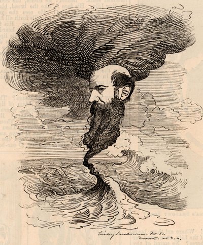 Porträtt av Wilfred Lawson av Edward Linley Sambourne