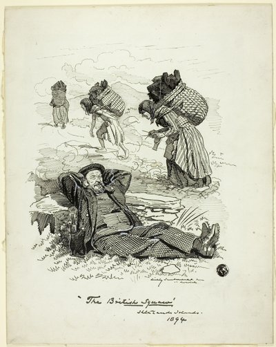 Den brittiska squawen, Shetlandsöarna av Edward Linley Sambourne
