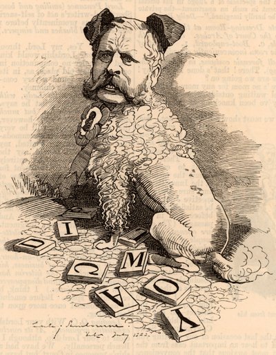 William Henry Waddington (1826-1894) av Edward Linley Sambourne