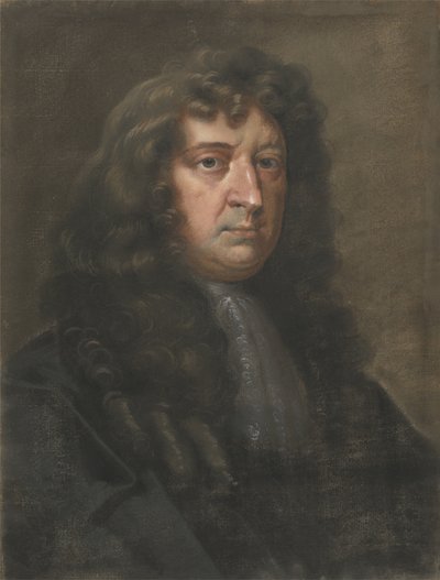 Samuel Butler (1612-80), författaren till Hudibras (pastellfärgad på papper) av Edward Lutterell