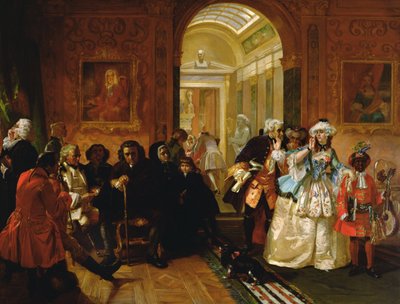 Lord Chesterfields Ante-Room 1748, 1869 av Edward Matthew Ward