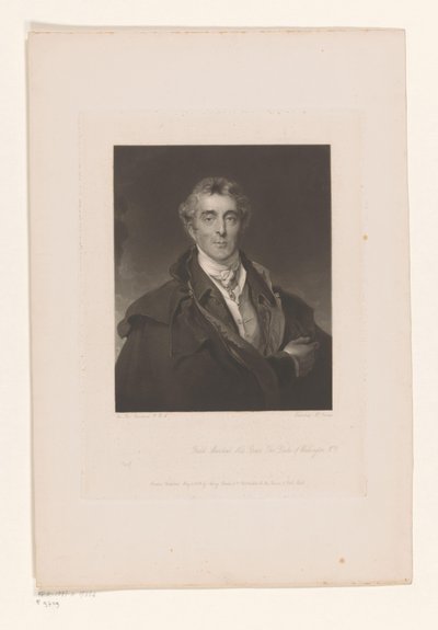 Porträtt av Arthur Wellesley Fältmarskalk His Grace The Duke of Wellington (titel på objekt) av Edward McInnes