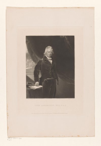 Porträtt av John Abernethy Esqr. av Edward McInnes