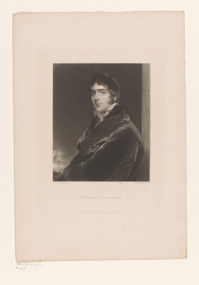 Porträtt av William Lamb Viscount Melbourne av Edward McInnes