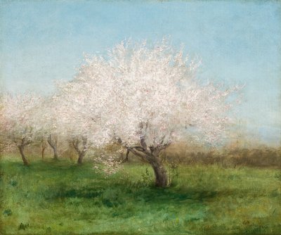 Äppelträd på en äng 1890 (olja på duk) av Edward Mitchell Bannister