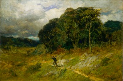 Storm i antågande av Edward Mitchell Bannister