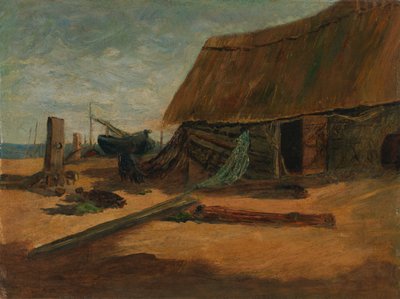 Fiskebodar av Edward Mitchell Bannister