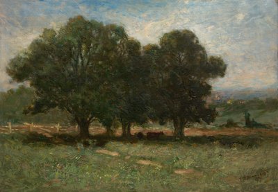 Landskap, 1899. av Edward Mitchell Bannister