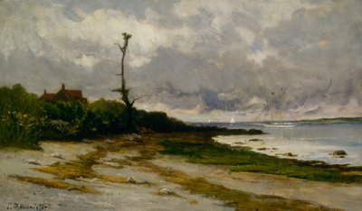 Landskap nära Newport, R. I., ca. 1877-1878. av Edward Mitchell Bannister