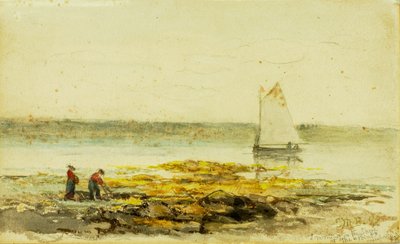 Morgon på stranden, 1892. av Edward Mitchell Bannister