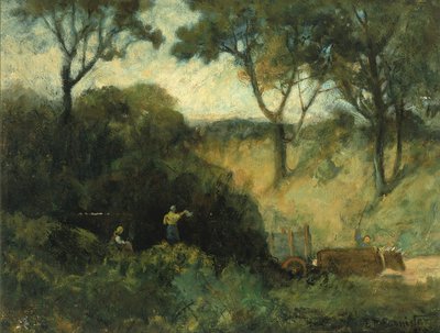 Hälsningen, 1895. av Edward Mitchell Bannister